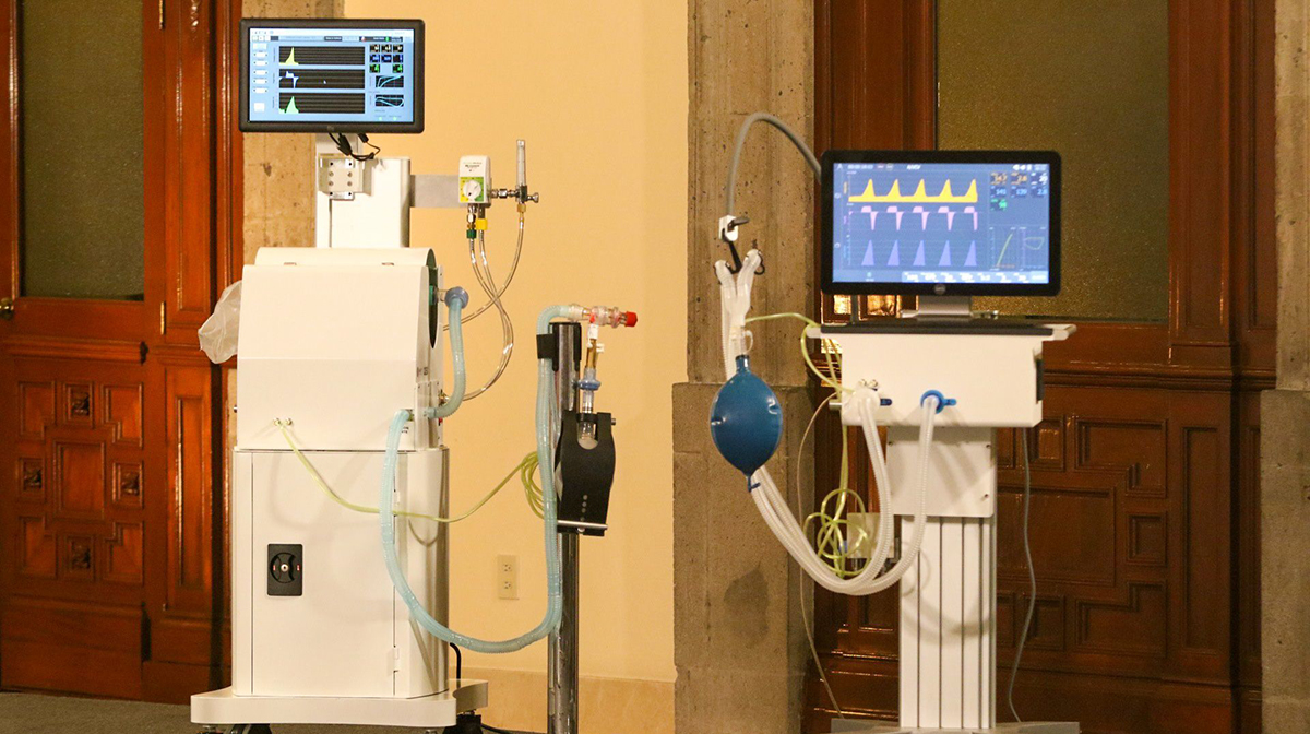 Conacyt presenta dos modelos de respiradores mexicanos para pacientes COVID