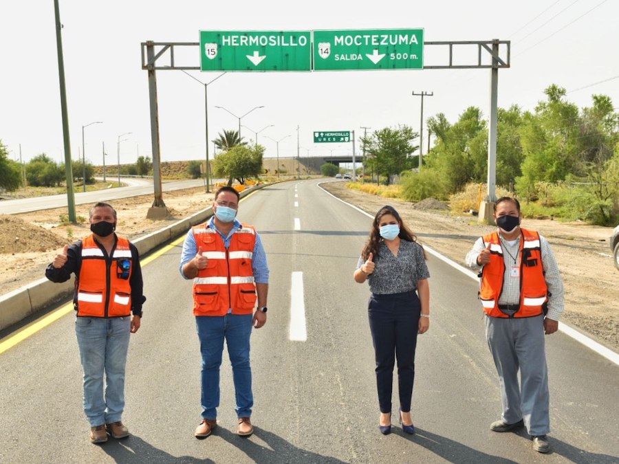 Entrega Celida López obra de recarpeteo en bulevar Enrique Mazón