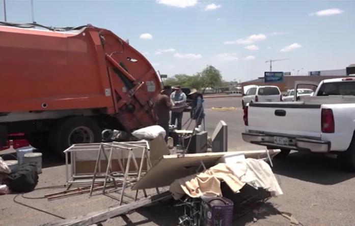 Aprovechan familias de Hermosillo las jornadas de descacharre y el Llantatón Permanente
