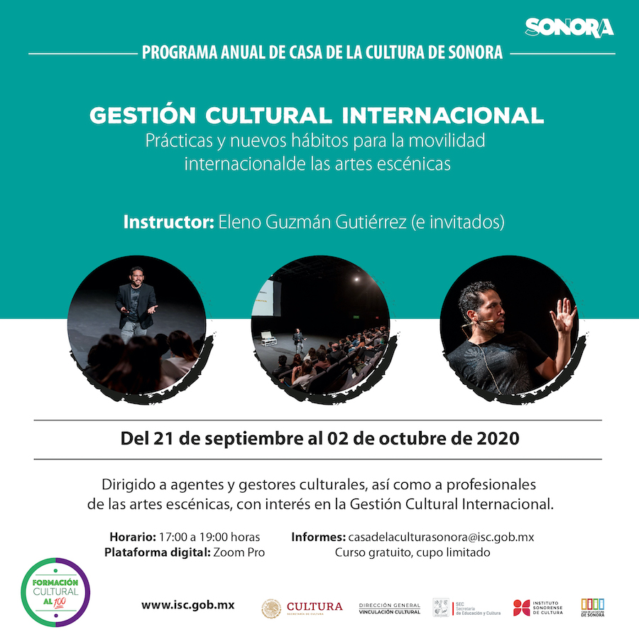 Impartirán talleres para artistas, gestores culturales e instructores de arte