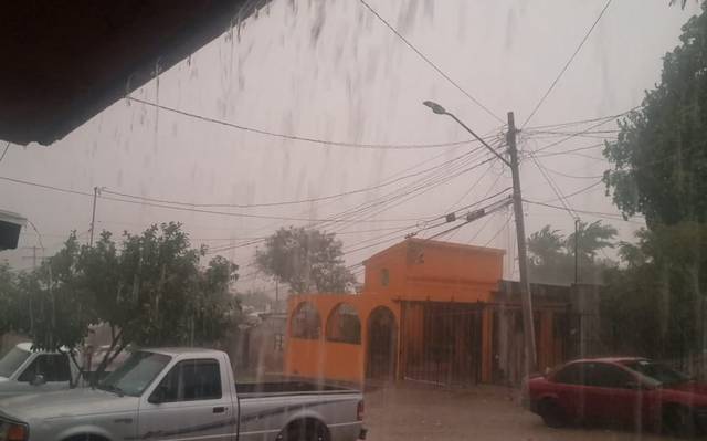 Septiembre se despide de Hermosillo con vientos, lluvia y granizo