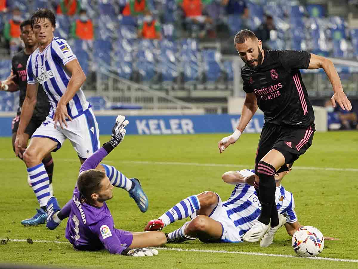 Real Madrid se queda sin ideas en San Sebastián