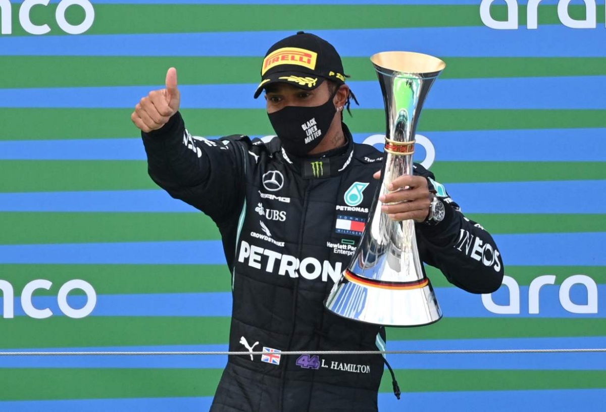 Hamilton iguala récord de victorias de Schumacher en F1