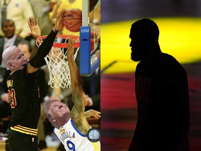 LeBron James satiriza la derrota de Donald Trump