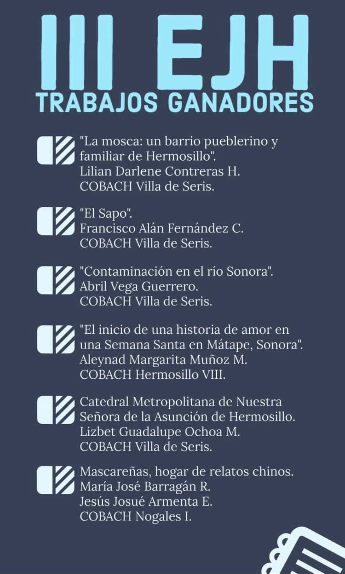 Logra Cobach primeros lugares en el III Encuentro de Jóvenes con la Historia, Barrios y Pueblos de Sonora