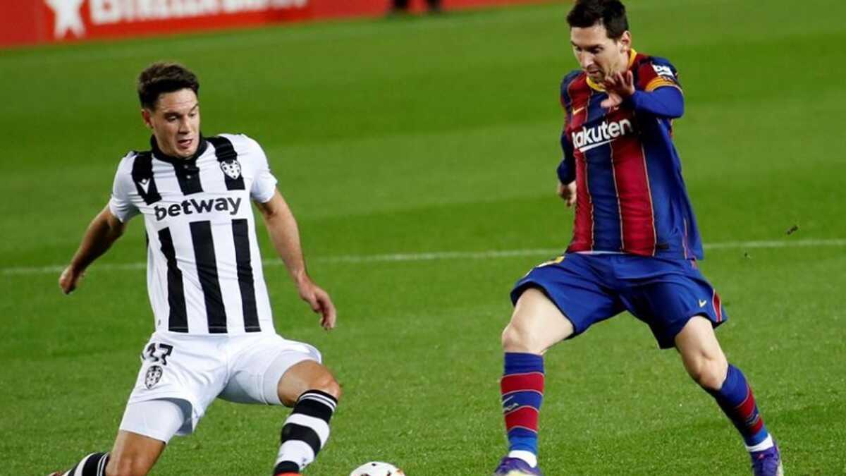 Leonel Messi anota y le da la victoria al Barcelona ante Levante