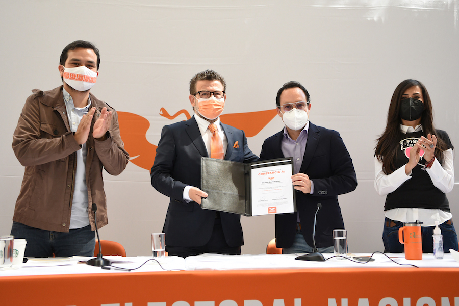 Recibe Ricardo Bours constancia como candidato a gobernador de Sonora