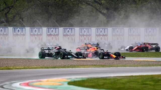 Verstappen de punta a punta se llevó el GP de Imola, Pérez finalizo 12