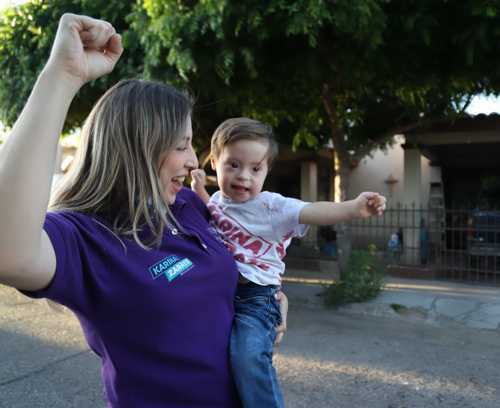 Lista para dar la batalla por las familias: Karina Zárate