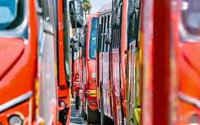Salen de nueva cuenta a las calles, operadores del transporte urbano