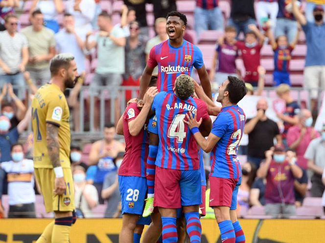 Barcelona triunfa y Ansu Fati vuelve en plan grande