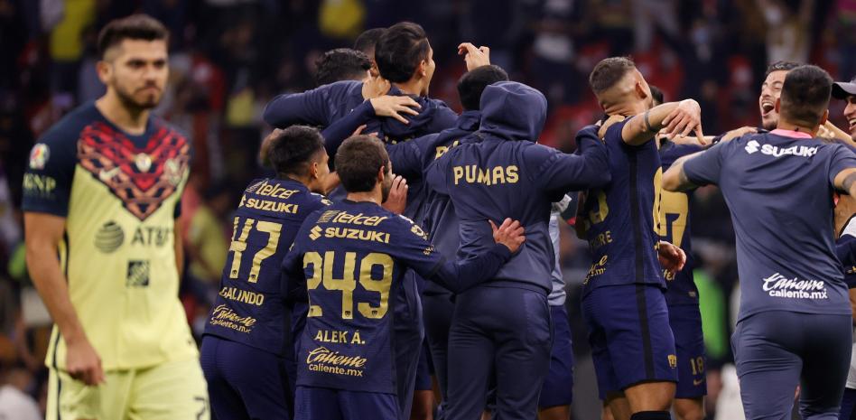 Pumas despluma a las Águilas del América y avanza a semifinales