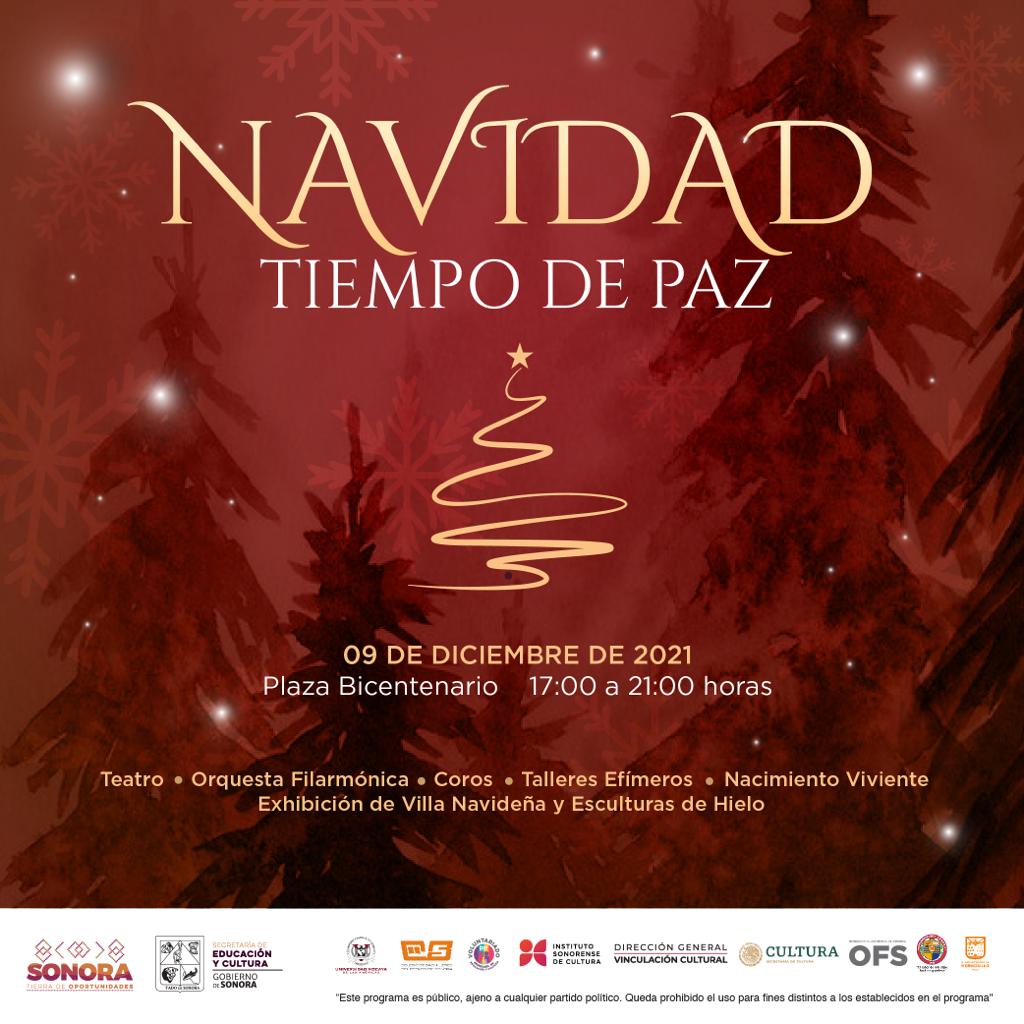 Invita secretario Aarón Grageda a disfrutar del festival “Navidad, tiempo de paz”