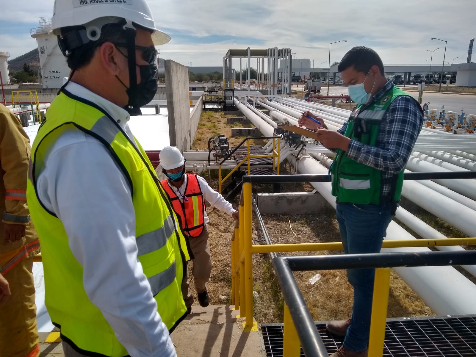 Protección Civil y Pemex realizan simulacro de derrame de combustible