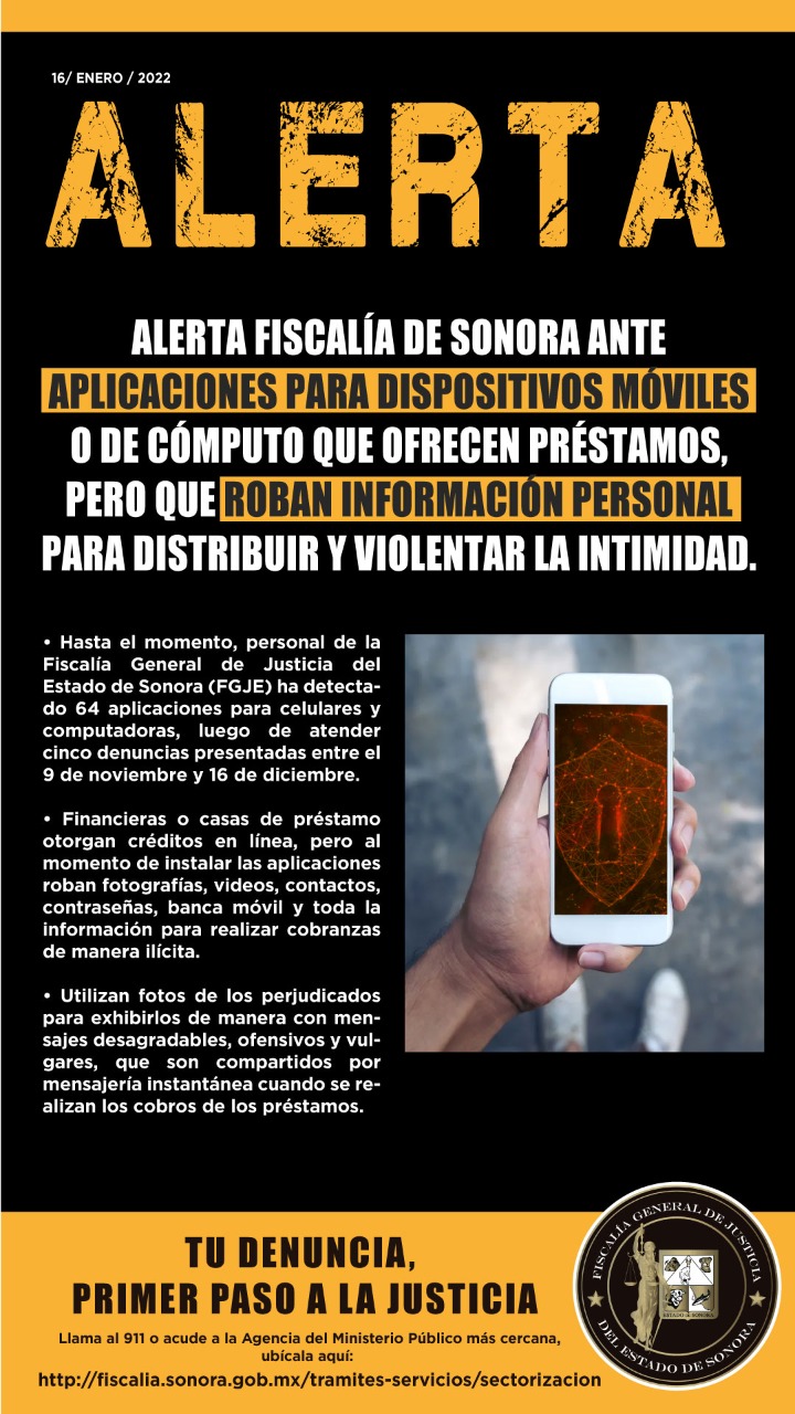 Lanzan alerta por aplicaciones que roban información personal Lanzan alerta por aplicaciones que roban información personal