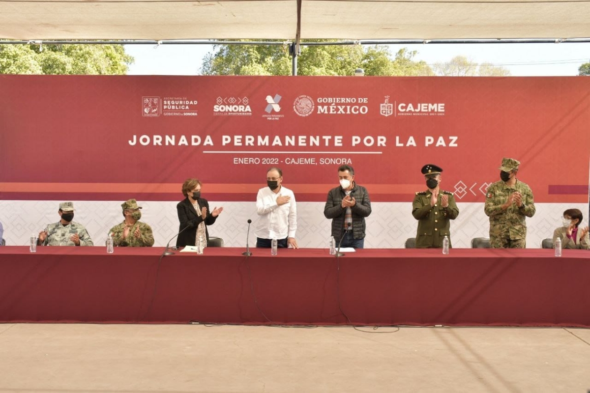 No regatearemos esfuerzos para devolver la paz a la colonia Villa Bonita y a Cajeme: Alfonso Durazo