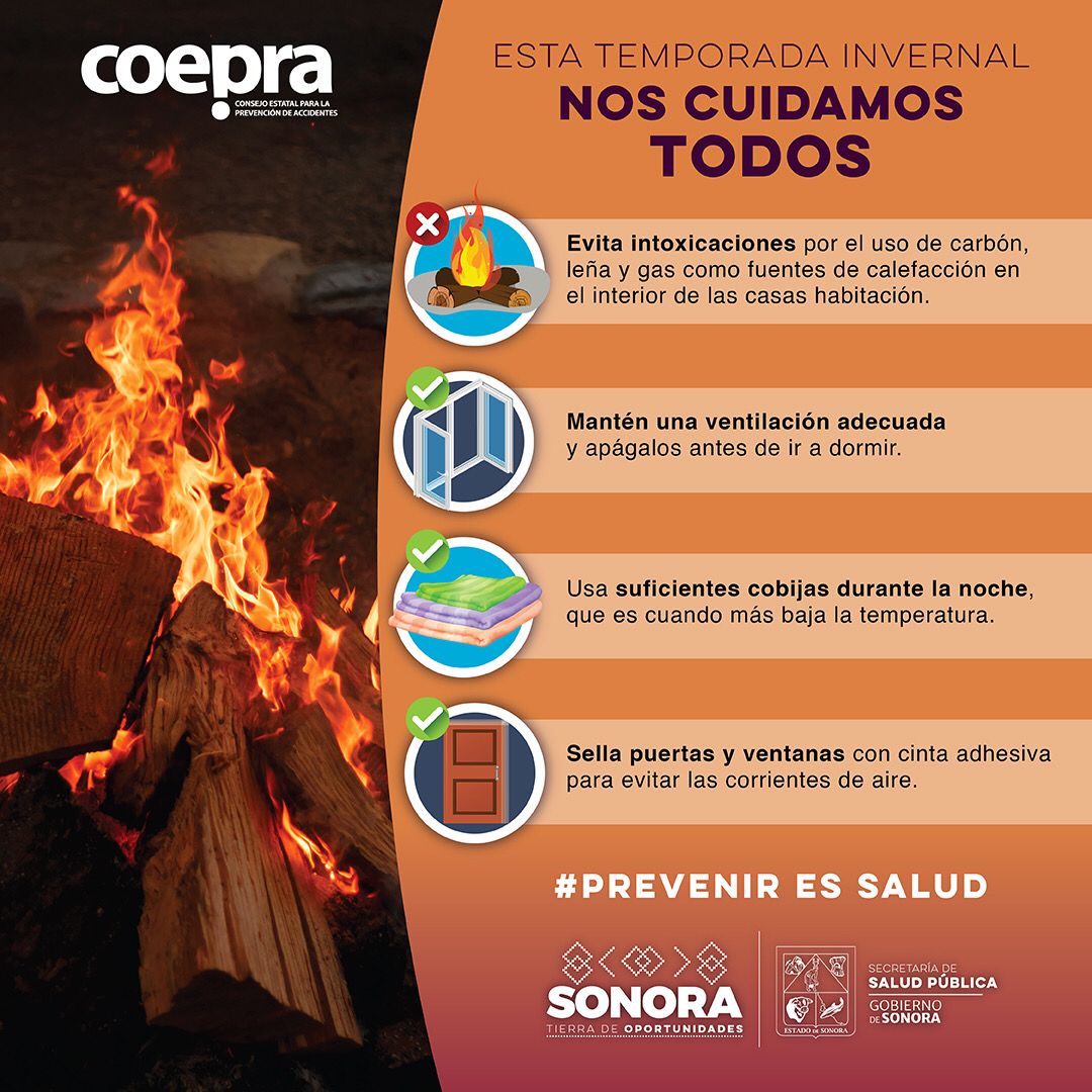 Salud Sonora llama a prevenir accidentes en el hogar al utilizar fuentes de calor Salud Sonora llama a prevenir accidentes en el hogar al utilizar fuentes de calor