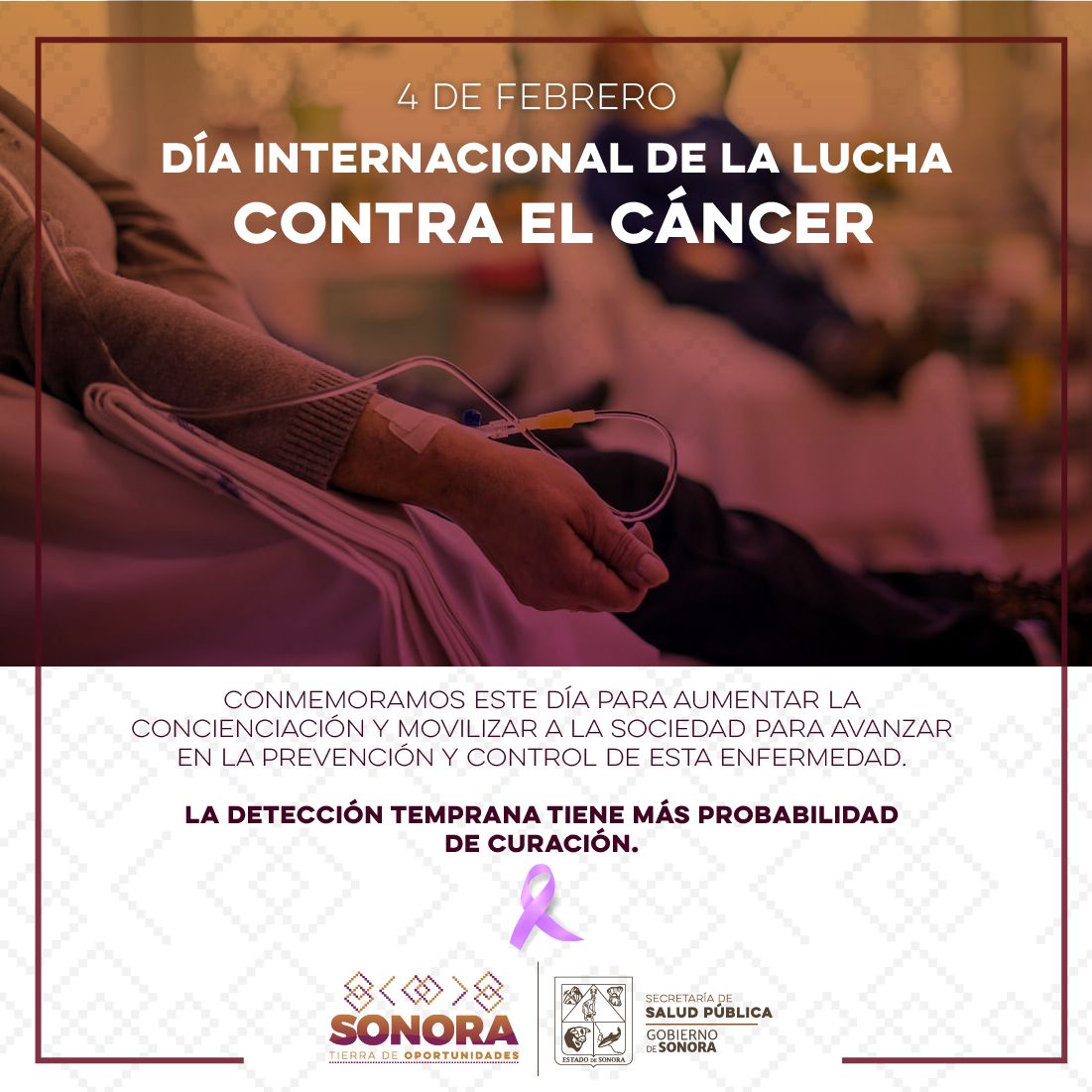 Llama Salud Sonora a mantener estilo de vida saludable contra factores de riesgo de cáncer