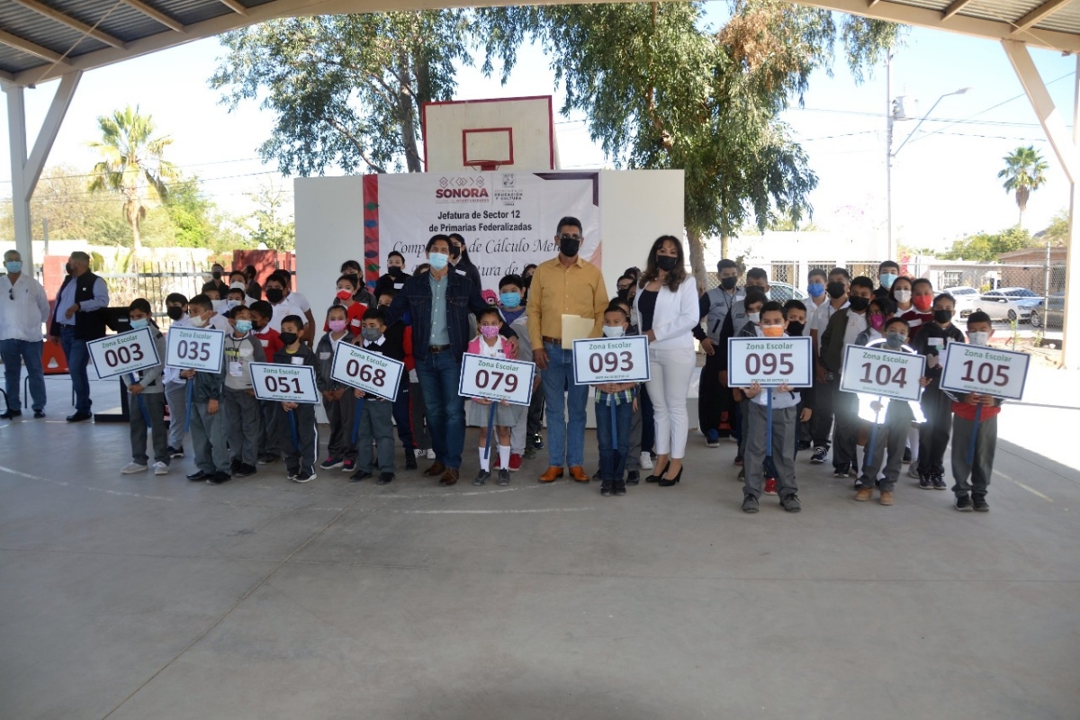Participan alumnos de primaria en Competencia de Cálculo Mental