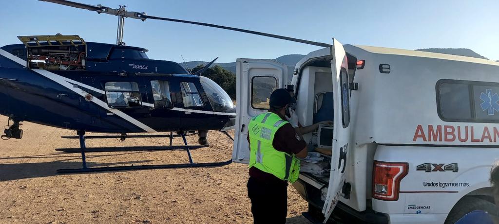 Coordina CRUM traslado aéreo de mujer embarazada de Yécora a Ciudad Obregón Coordina CRUM traslado aéreo de mujer embarazada de Yécora a Ciudad Obregón