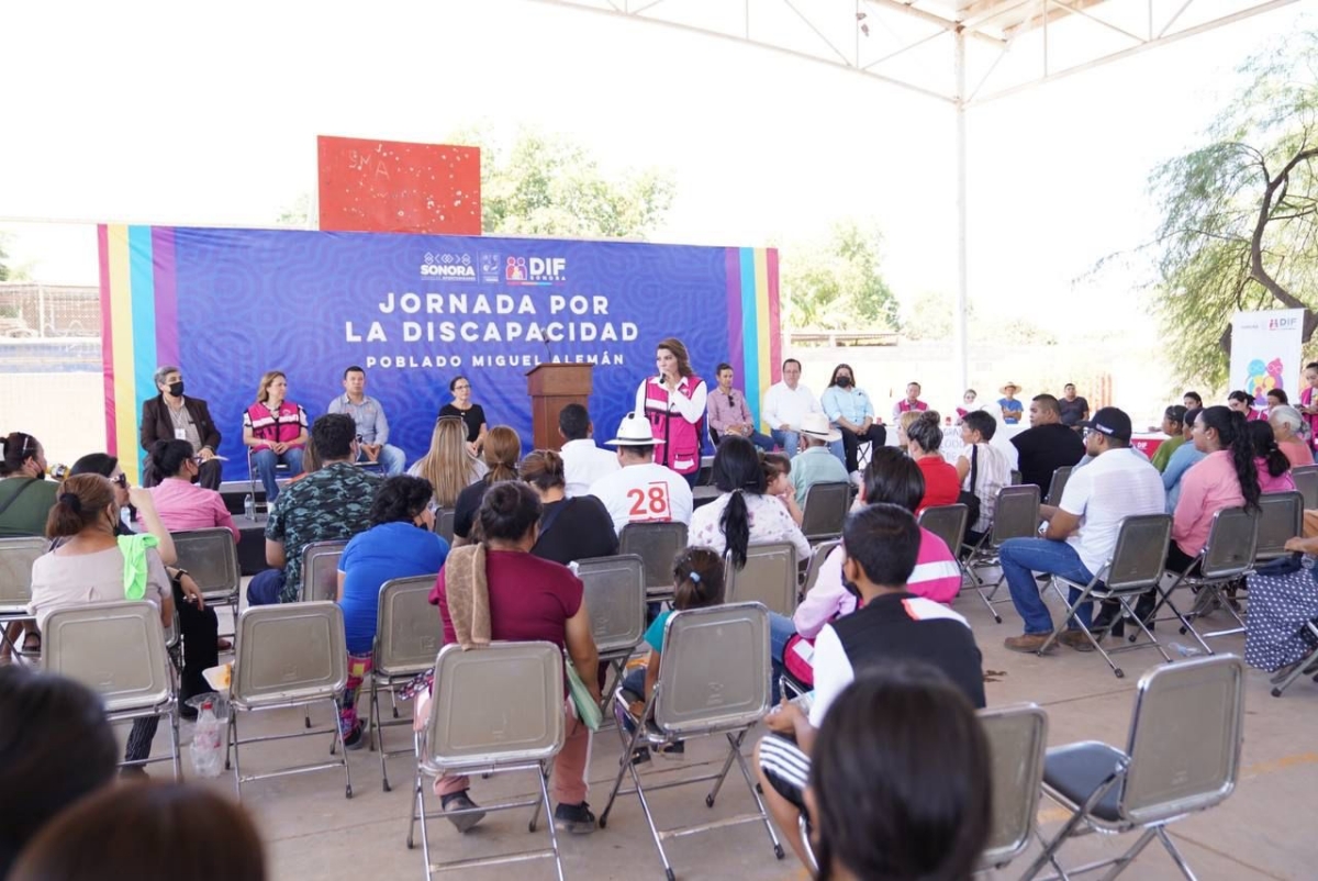 Brigada DIF Sonora Para Ti y Jornada por la Discapacidad llegan al poblado Miguel Alemán Brigada DIF Sonora Para Ti y Jornada por la Discapacidad llegan al poblado Miguel Alemán