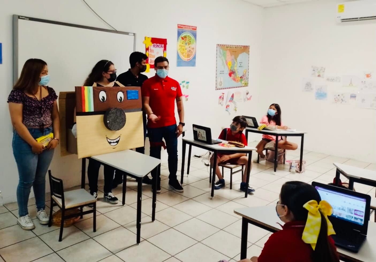 Lleva UTSLRC mensaje de hábitos saludables a niños y niñas de San Luis Río Colorado