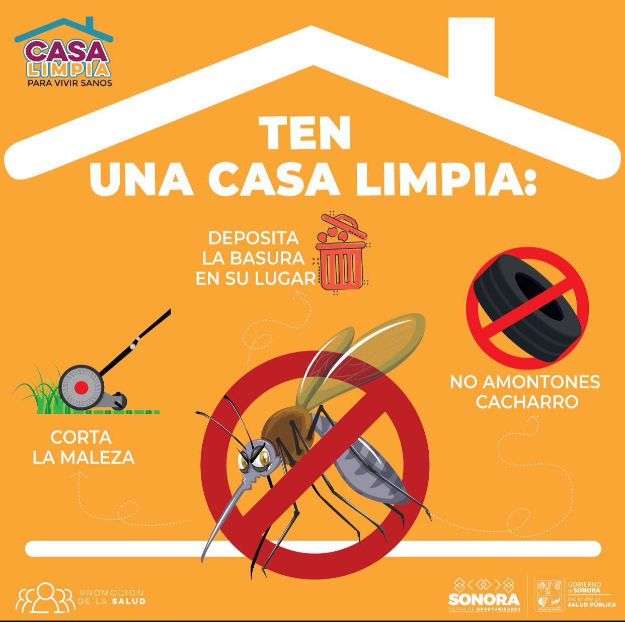 Lanza Salud Sonora reto Casa Limpia Para Vivir Sano