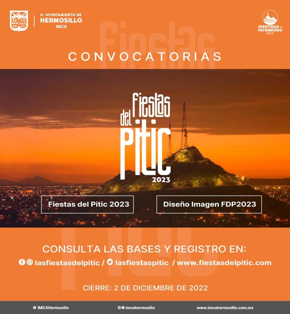 Vigente hasta el 2 de diciembre de 2022 la oportunidad de proponer la imagen de Fiestas del Pitic 2023