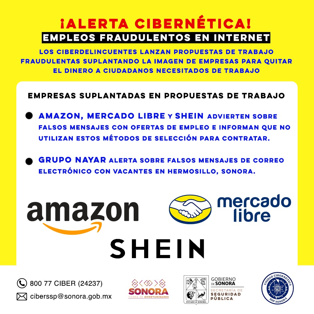 Alerta Unidad Cibernética por empleos fraudulentos en internet