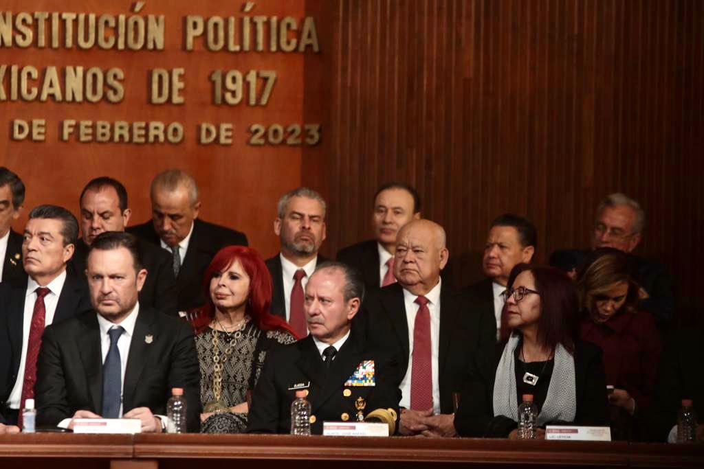 Participa gobernador Alfonso Durazo en ceremonia conmemorativa del 106 aniversario de la Constitución de 1917