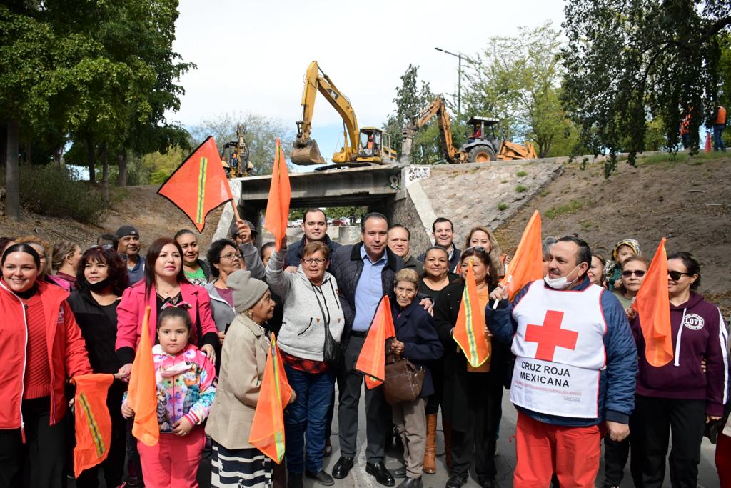 Inicia Toño Astiazarán renovación del paso a desnivel de Luis Encinas y Veracruz