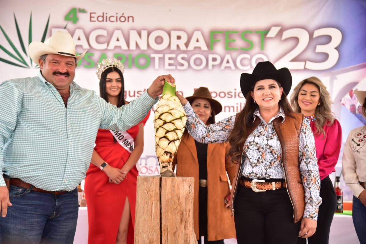 El Gobierno de Sonora inaugura con éxito la cuarta edición del Bacanora Fest 2023 en Rosario Tesopaco