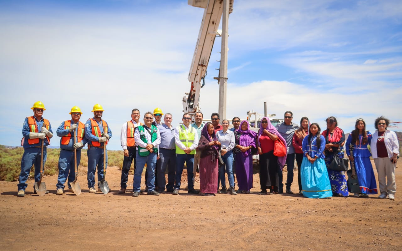 Arranca inicio de proyecto de electrificación por parte de Gobierno de Sonora y CFE en Punta Chueca
