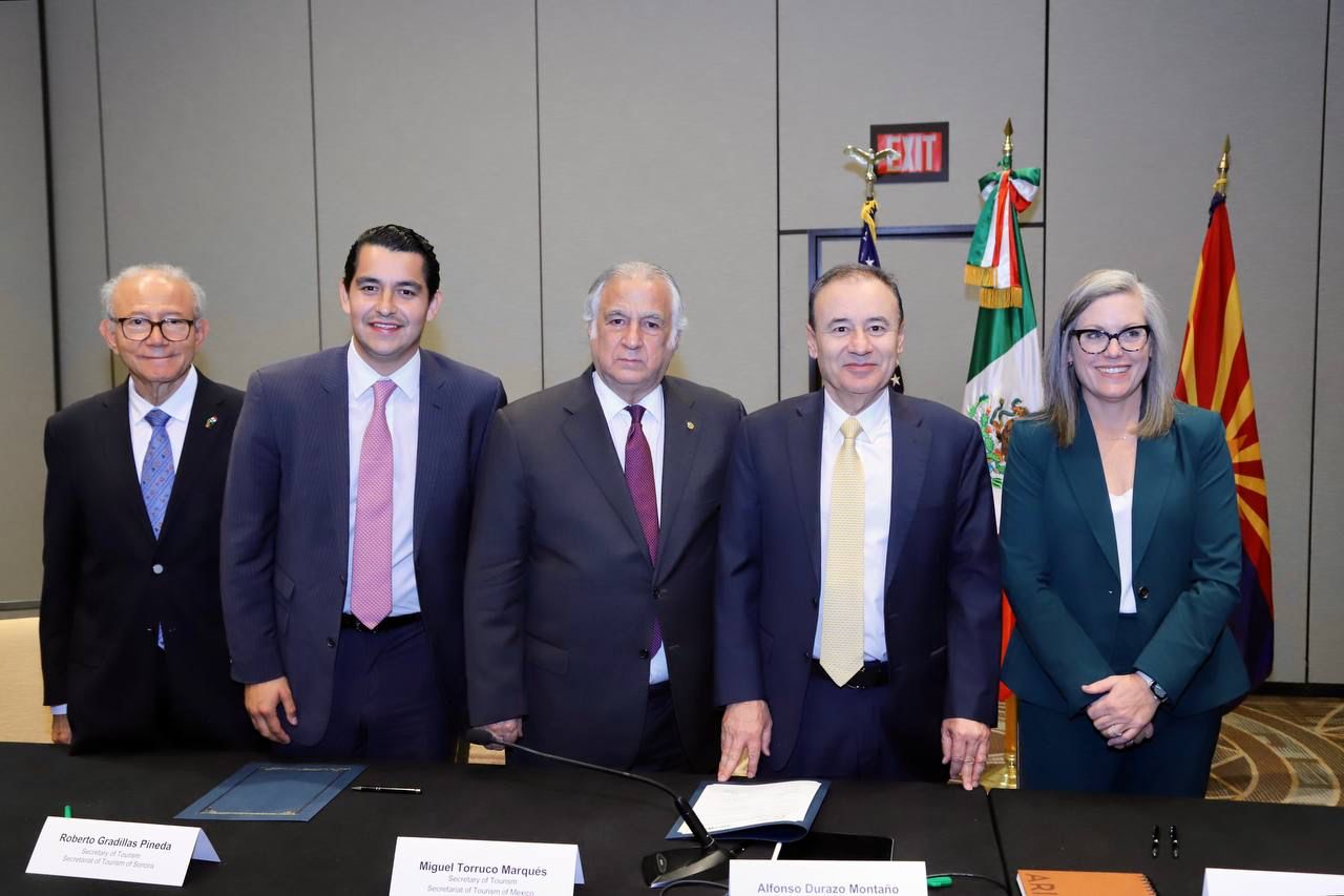 Acuerdan gobernadores de Sonora y Arizona fortalecer promoción turística conjunta