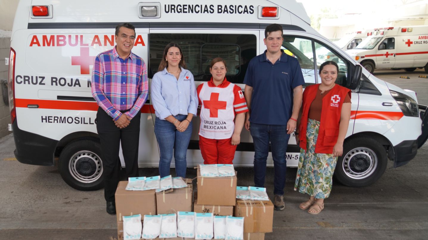 Hace donación PT Sonora a Cruz Roja Hermosillo Hace donación PT Sonora a Cruz Roja Hermosillo