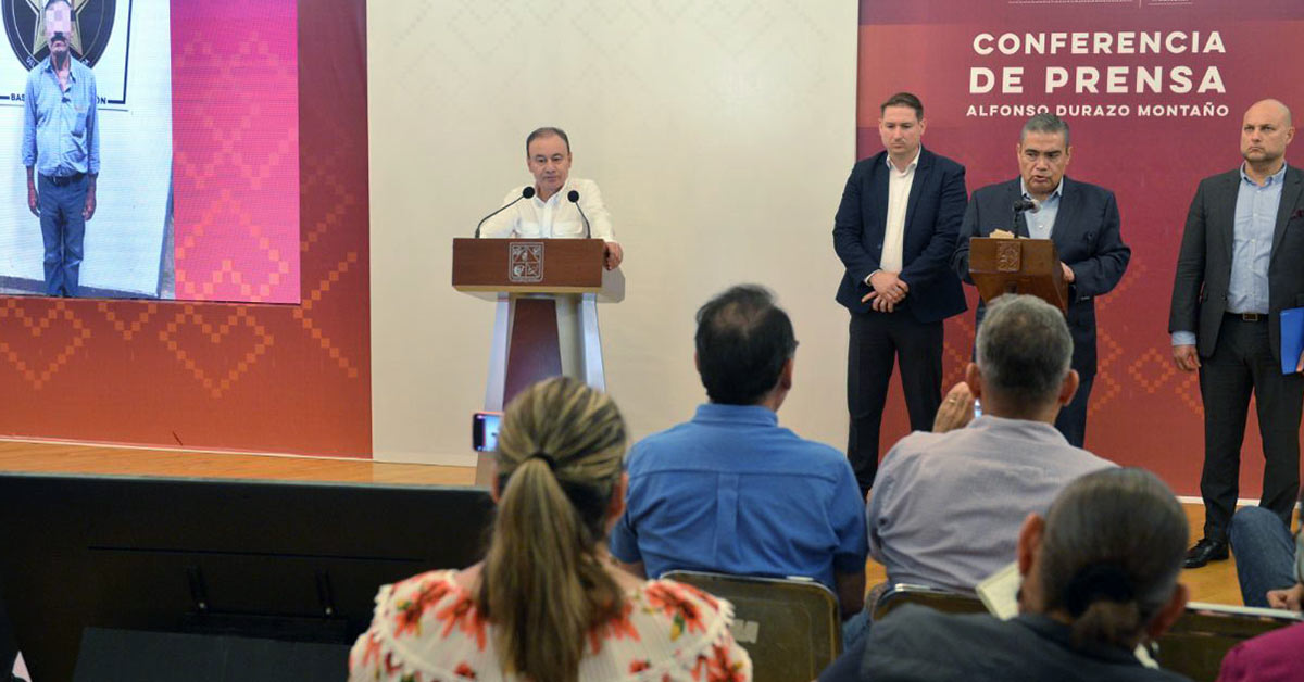 En Sonora hay cero impunidad y los criminales pagan con todo el peso de la Ley: Alfonso Durazo