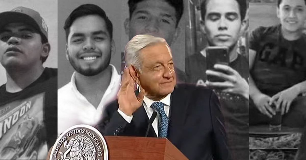 Presidente AMLO evade el tema de los jóvenes desaparecidos en Lagos de Moreno con un chiste en conferencia de prensa Presidente AMLO evade el tema de los jóvenes desaparecidos en Lagos de Moreno con un chiste en conferencia de prensa