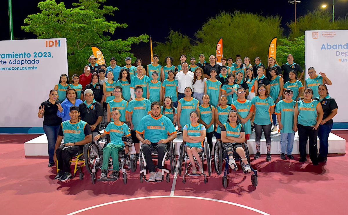 Abandera Toño Astiazarán a selección de Hermosillo en Deporte Adaptado