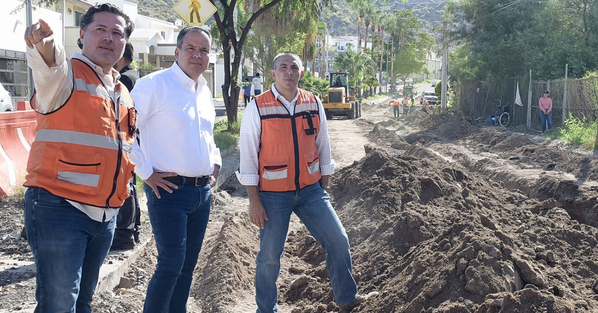 Constata Toño Astiazarán avance de rehabilitación del bulevar Gilberto Escoboza