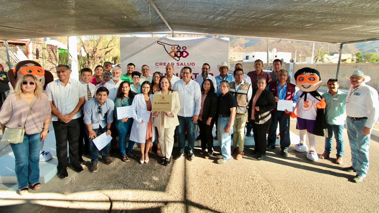 Recibe Ayuntamiento de Guaymas placa alusiva a la campaña “Crear salud desde los municipios”
