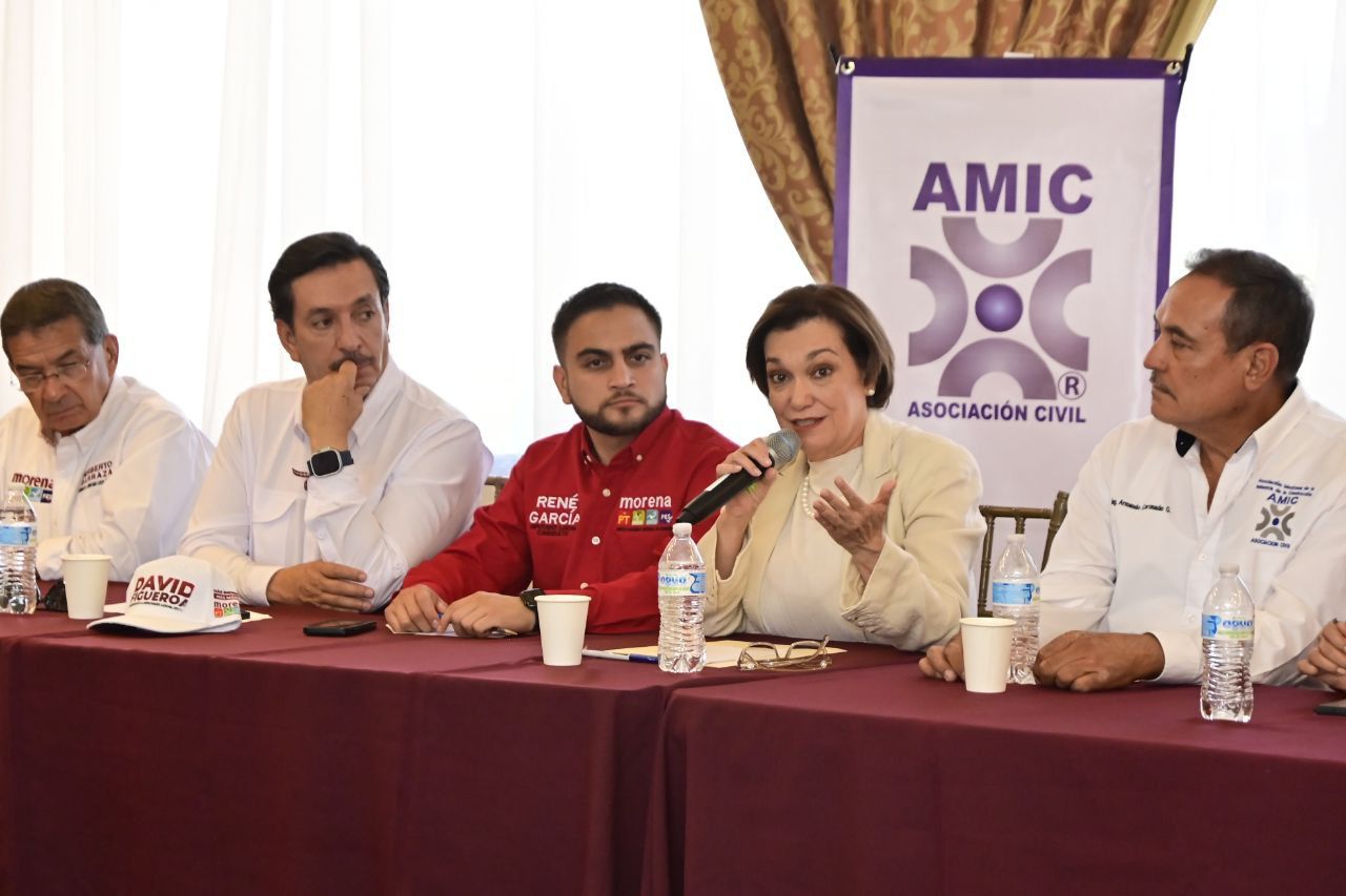 Presenta María Dolores del Río pilares de campaña a líderes de la Asociación de Mexicana de la Industria de la Construccion