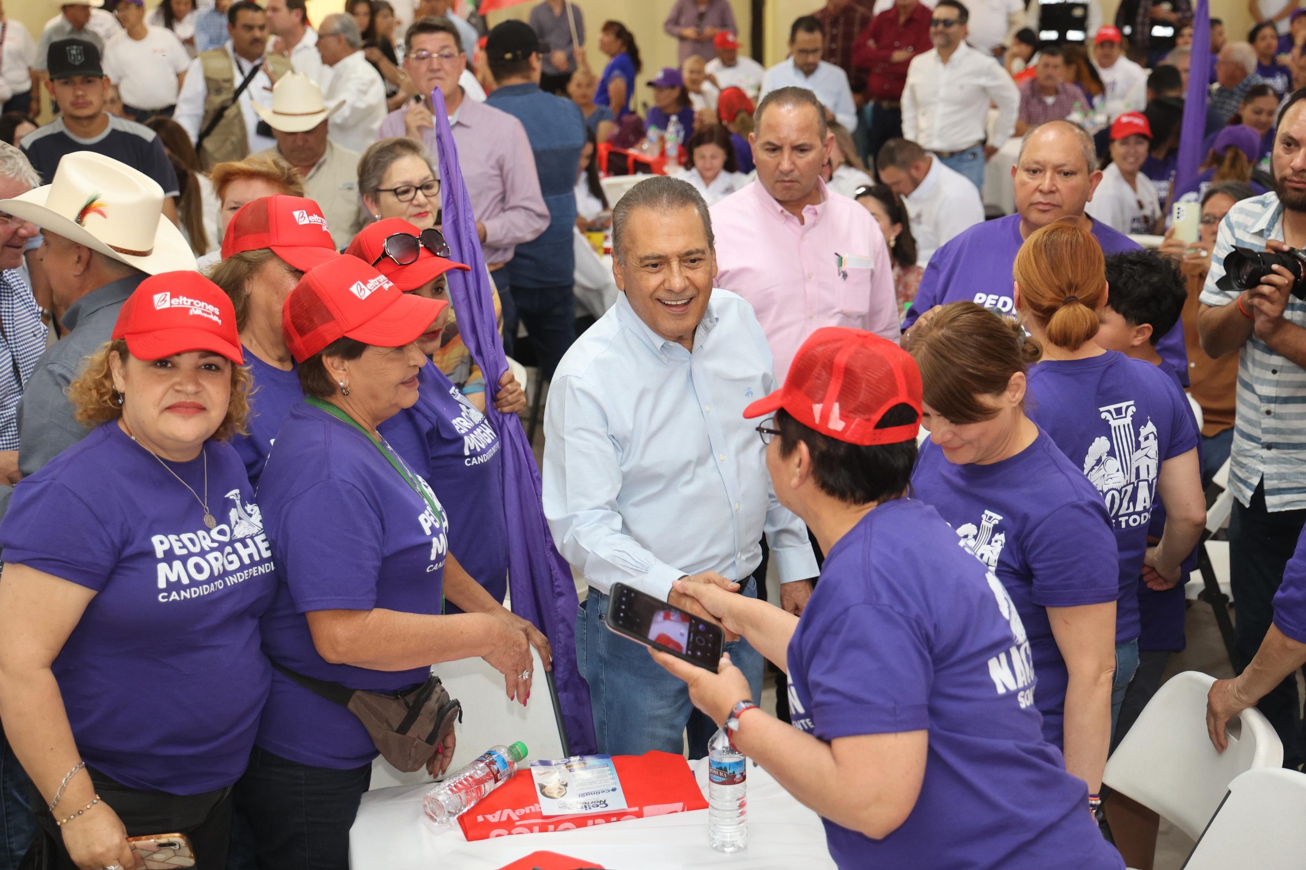 Militantes y simpatizantes de 12 municipios de la sierra alta de Sonora, manifiestan su respaldo total a Beltrones