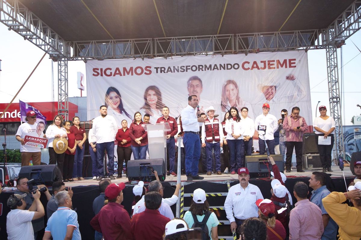 Vamos a apoyar las obras de infraestructura que propone Claudia Sheinbaum para mejorar las condiciones de vida: Heriberto Aguilar