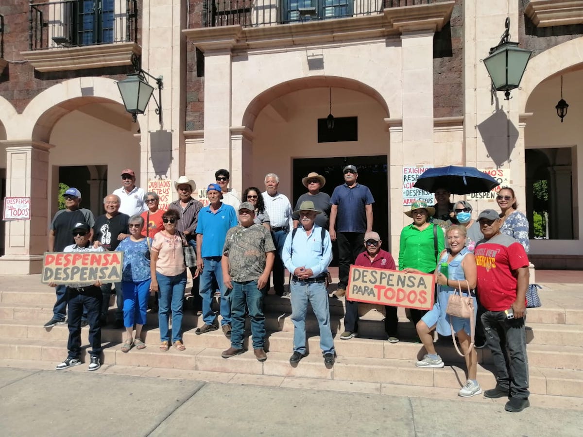 Tras manifestaciones de jubilados de la Unison, Steus lograr que reciban más prestaciones