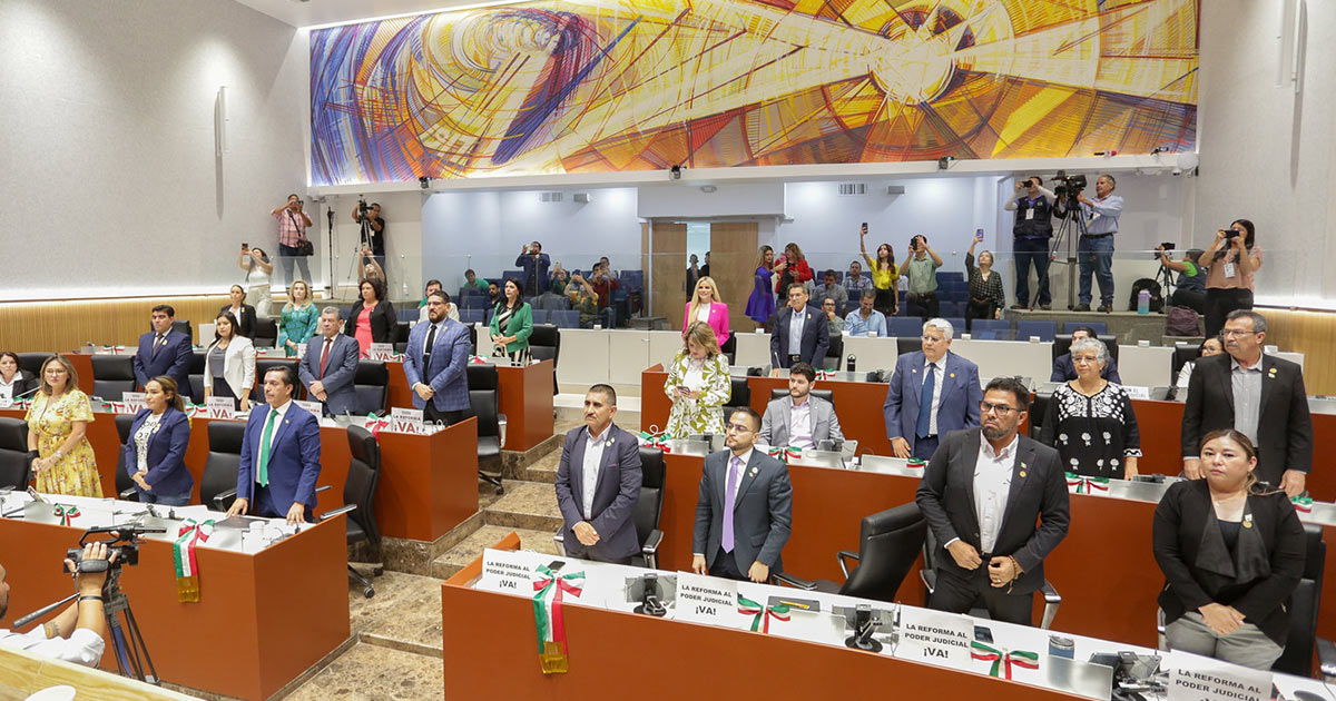 Avala Congreso de Sonora reforma en materia del Poder Judicial Federal