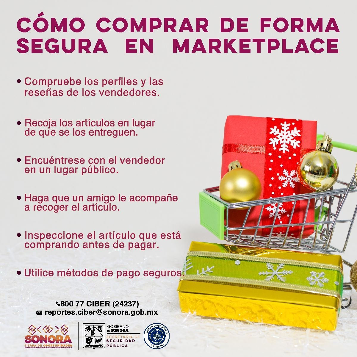 Previene Gobierno de Sonora a ciudadanos para que no sean víctimas de estafas