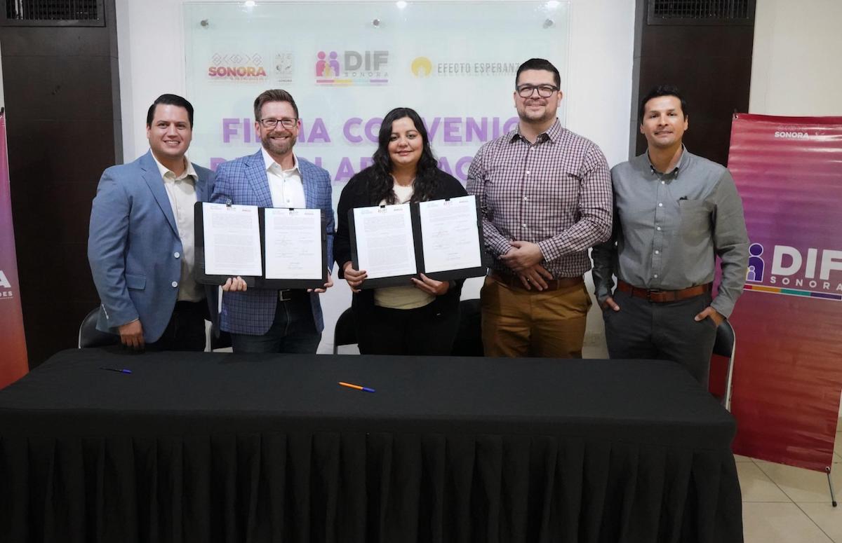 DIF Sonora y The Hope Effect fortalecen el programa “Familias de Corazón”