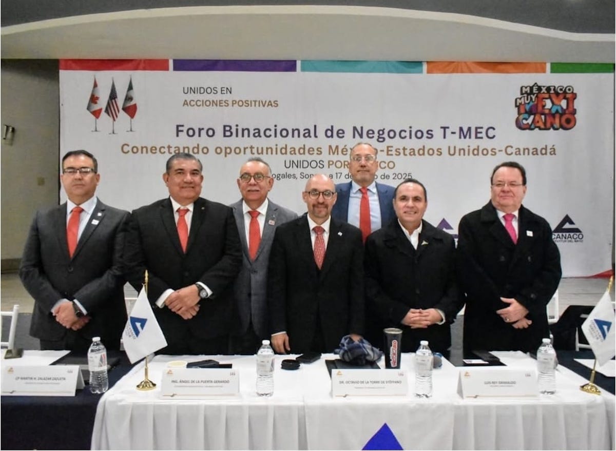 Refuerza Foro Binacional de Negocios T-MEC el trabajo en conjunto de las ciudades fronterizas: Fecanaco Sonora