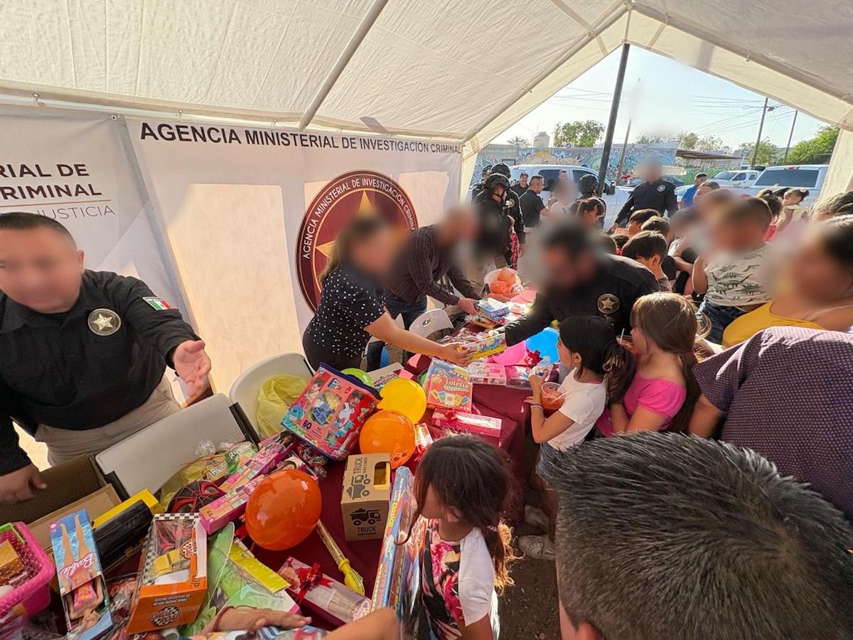 Celebra AMIC Día del Niño y la Niña con vecinos de La Cholla