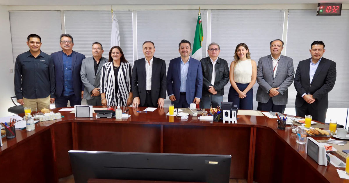 Gobernador Durazo y Conagua refuerzan Plan Hídrico para garantizar agua en Sonora